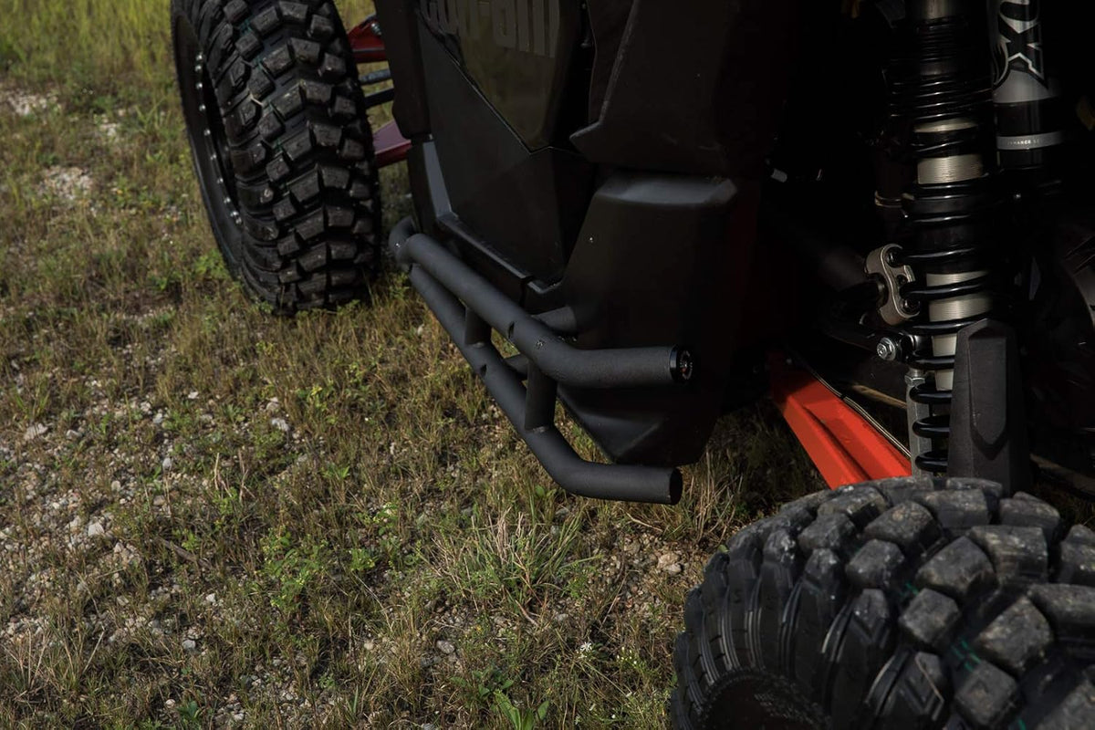 Heavy-Duty Nerf Bars with 1.75” Diameter Steel Tubing, Wrinkle Black Finish B2391