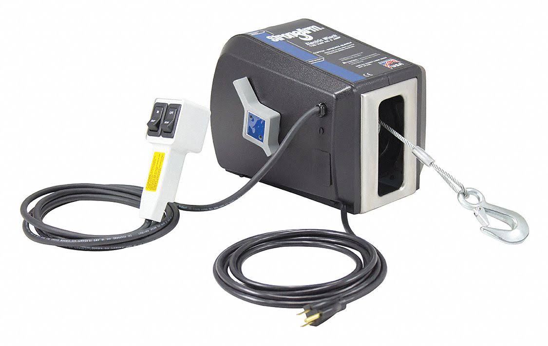 Electric Winch, 1HP, 115VAC U2325