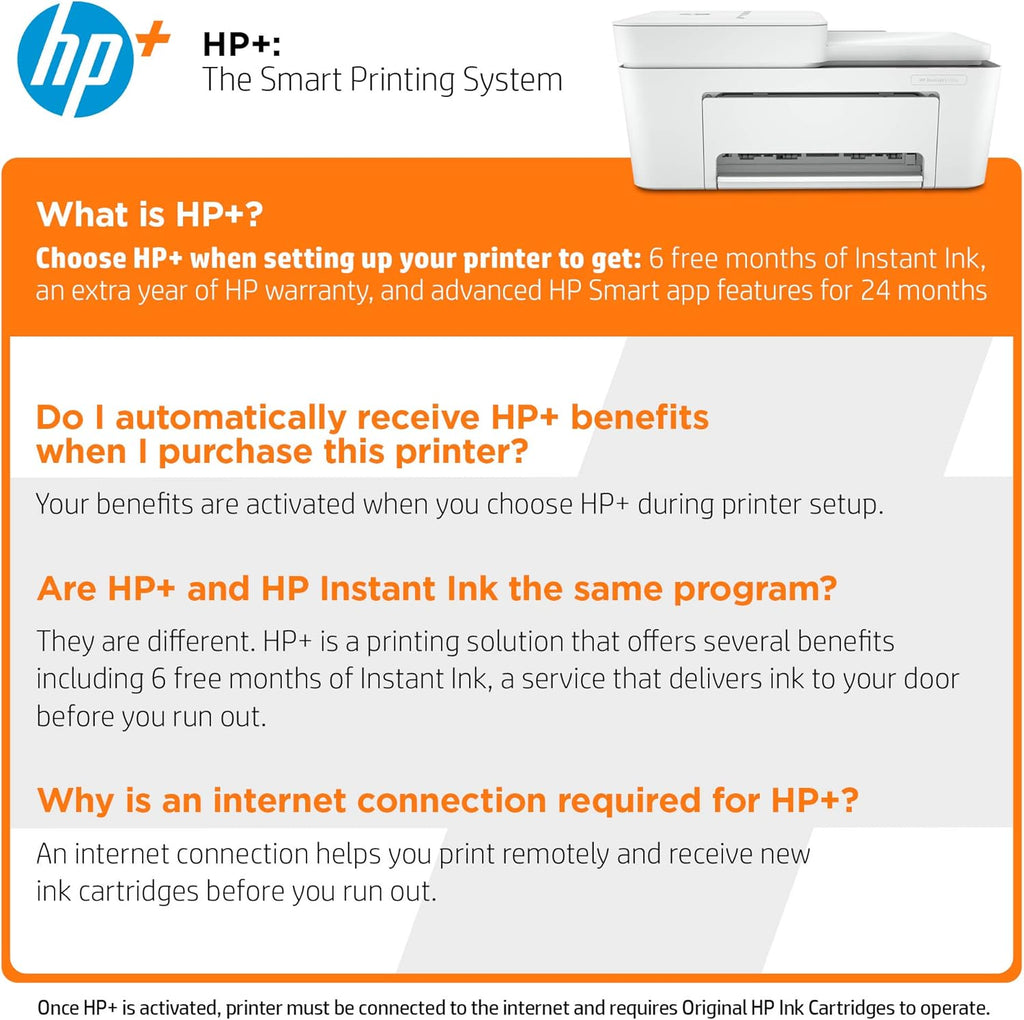 HP DeskJet 4155e All-in-One Wireless Color Printer V82578
