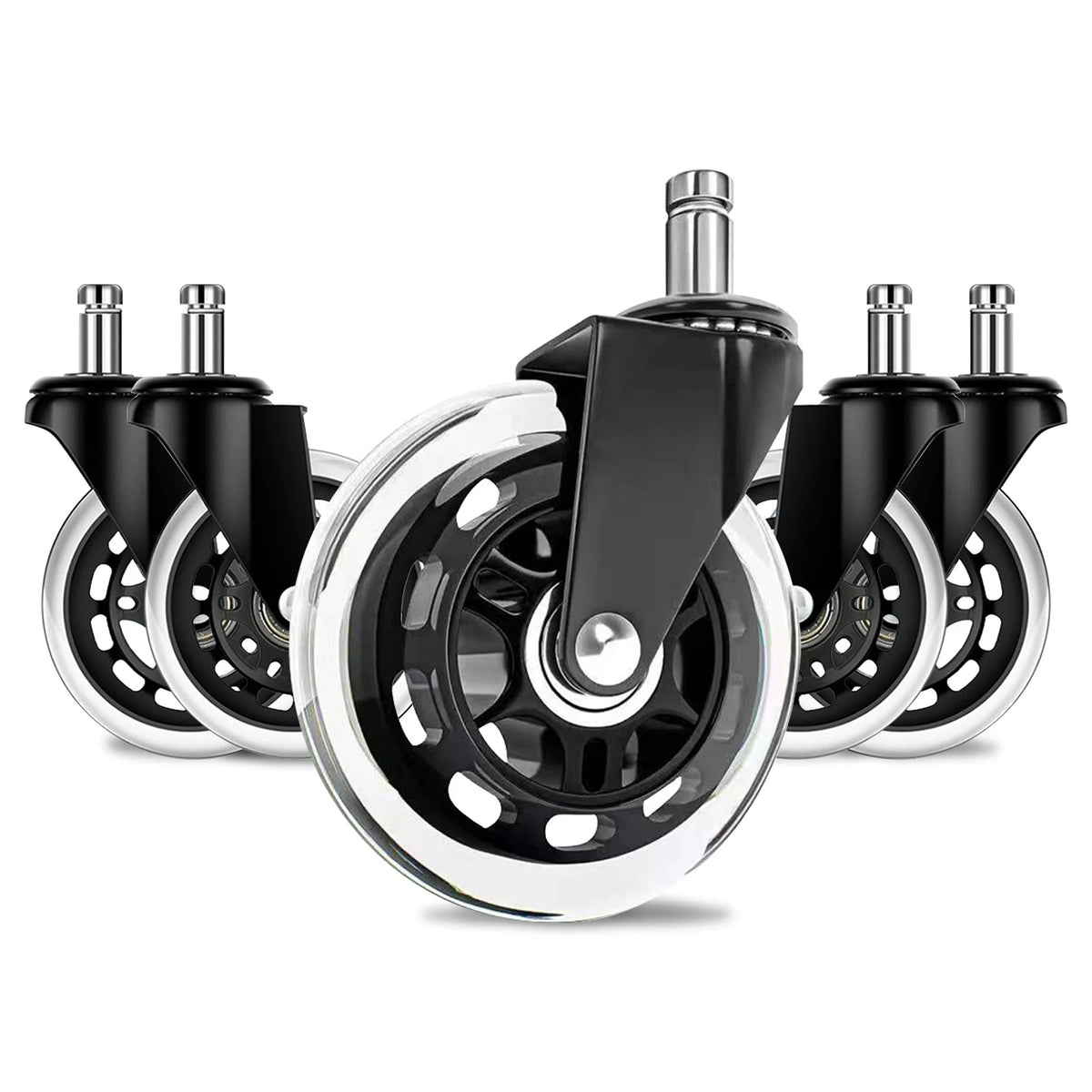 Office Chair Wheels Replacement 5PCS 3INCH Casters J885