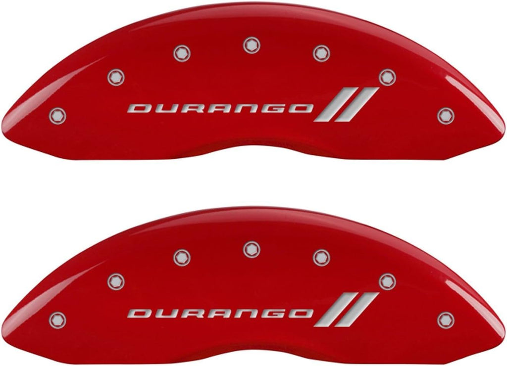 Red Powder Coat Engraved Caliper Cover, Set of 4 Y898