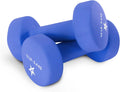 3 lbs Neoprene Dumbbells with Non Slip Grip, Light Green, Pair W691