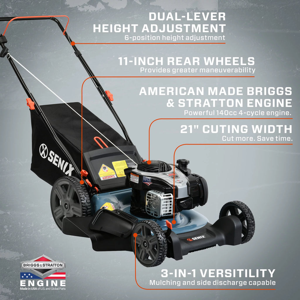 21-Inch Push Lawnmower with 140 cc Engine E86971