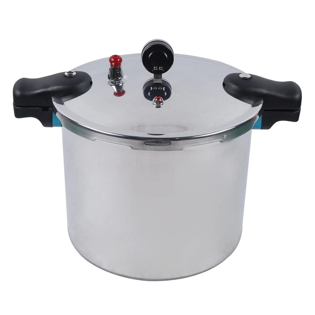 23 Quart Aluminium Pressure Canner Cooker with Gauge Release Valve P9662