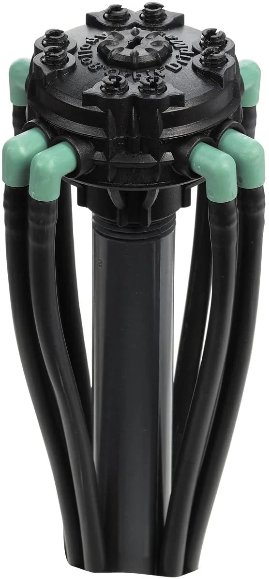 Adjustable Flow 8-Port Drip Manifold for 1/4" Micro Irrigation Tube J398797