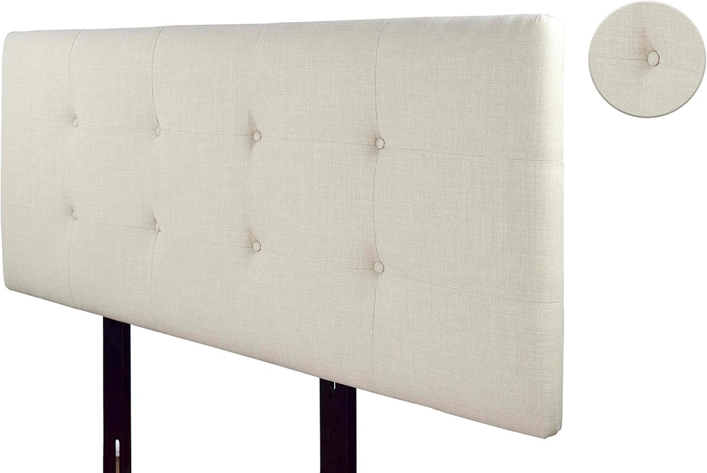 Beige California King Sized Padded Headboard I974176