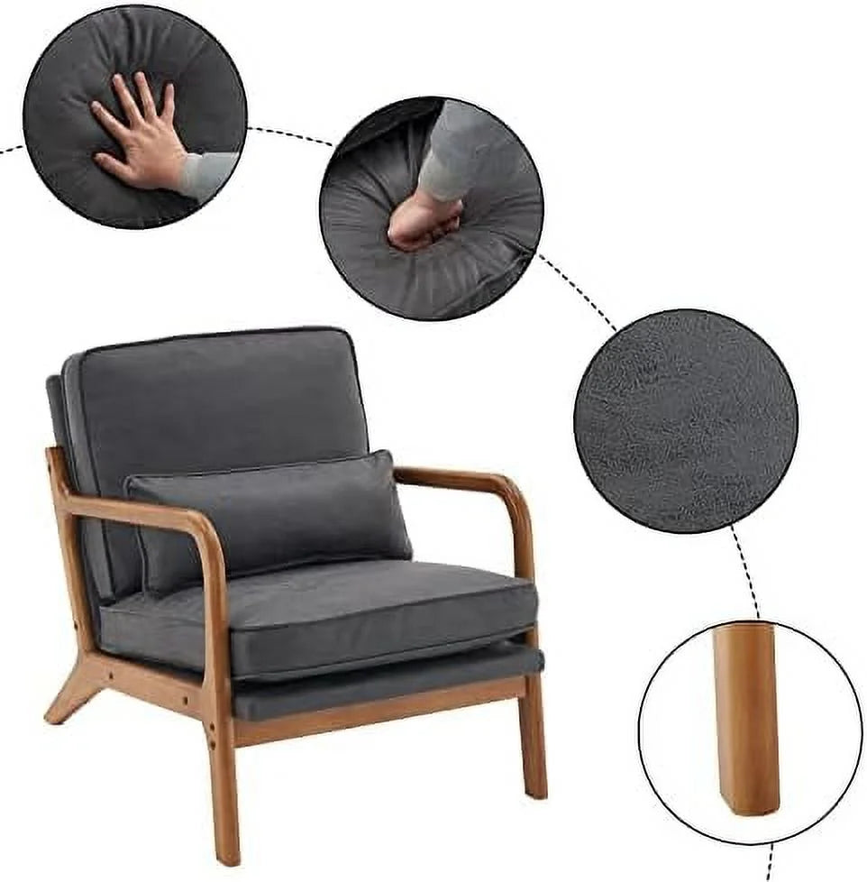 White Teddy Fleece Accent Chairs Set of 2 Upholstered Armchairs P30025