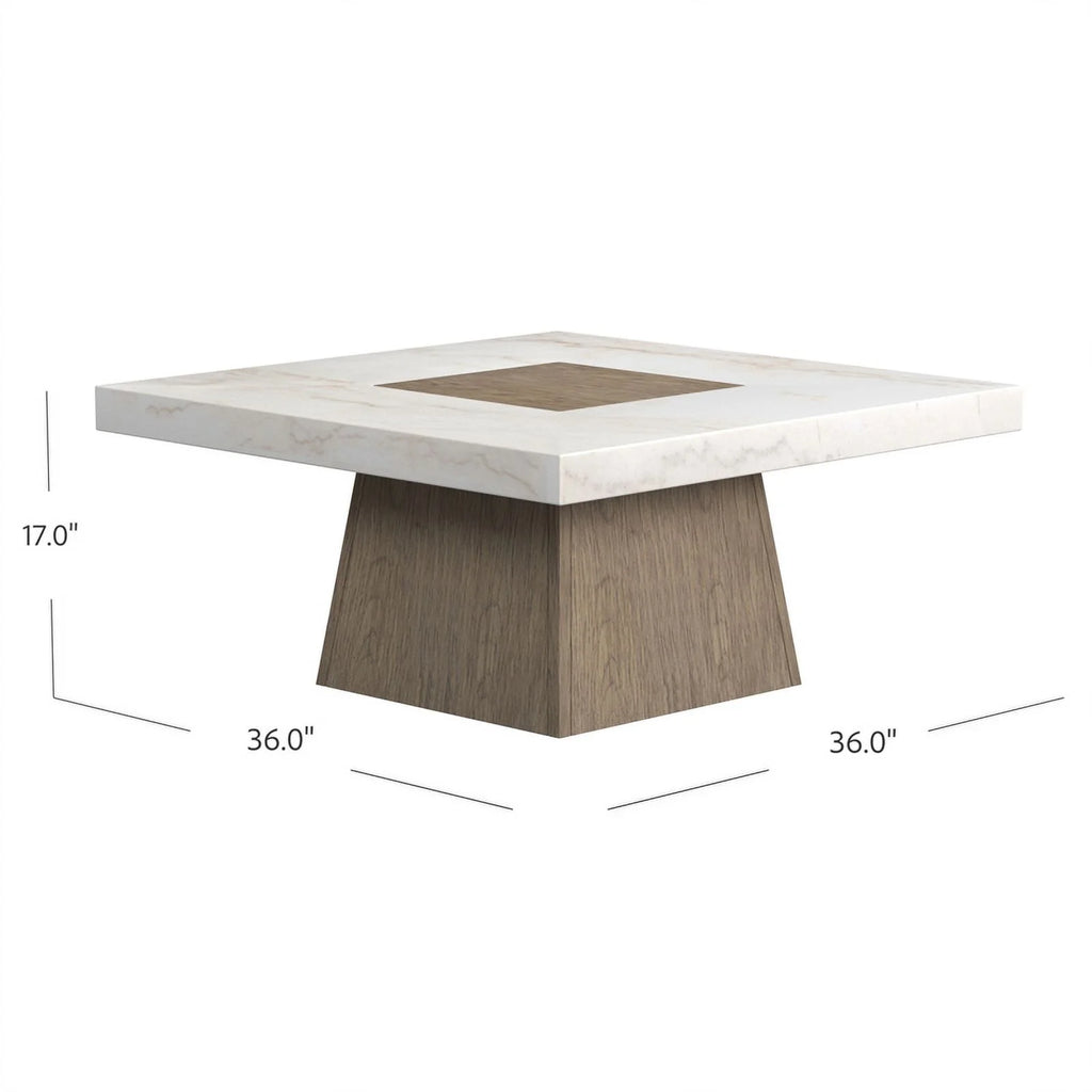 White Marble Cocktail Table B761199