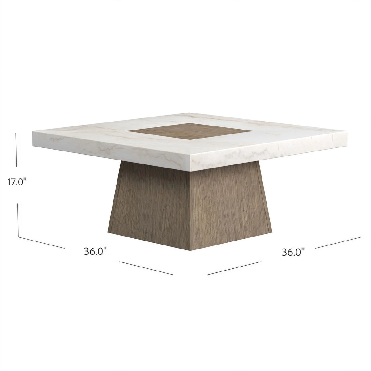 White Marble Cocktail Table B761199
