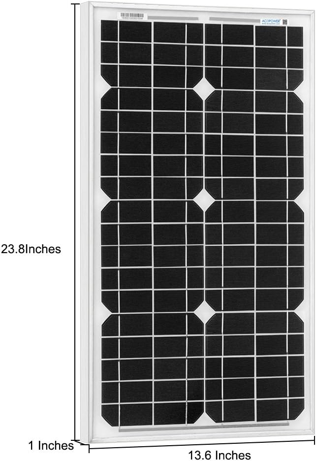 12V 30W 5A Mono Solar Panel with Charge Controller C53379