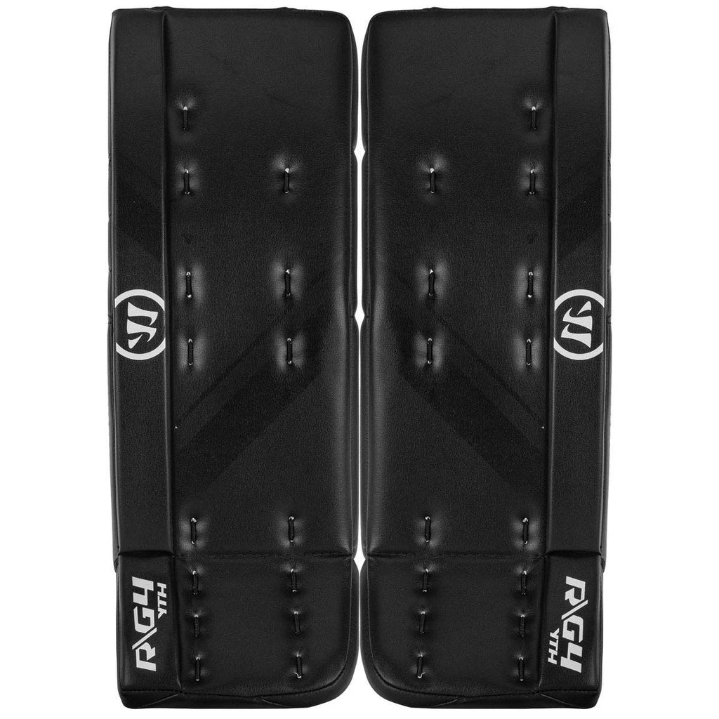 Black Youth Goalie Leg Pads Size 21+.5in I938