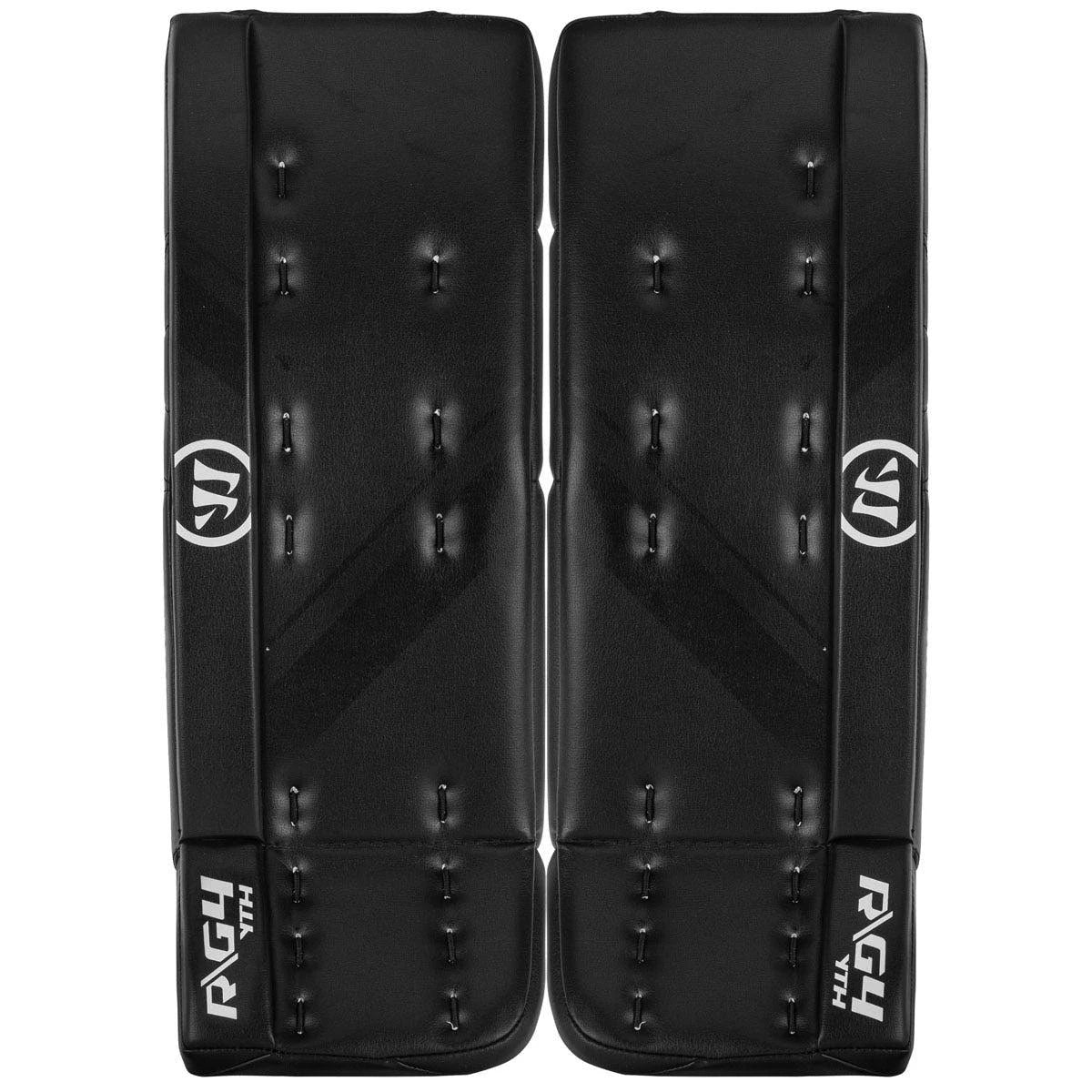 Black Youth Goalie Leg Pads Size 21+.5in I938
