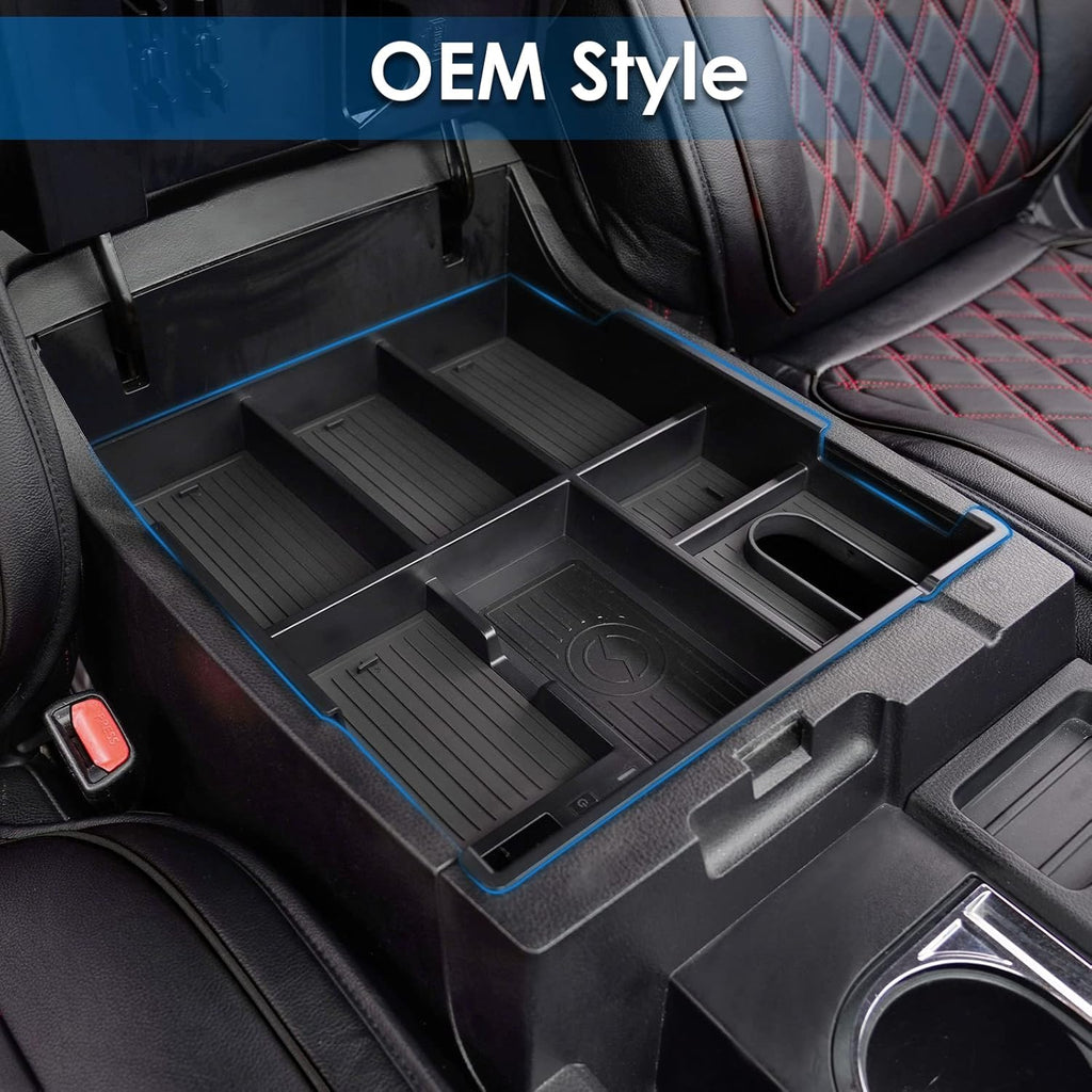 Wireless Charger Center Console Organizer Tray for Toyota Tundra 2014-2021 T6806